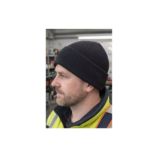 Armando kötött sapka 12 db/csomag - fekete