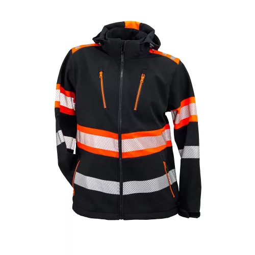 Urgent 931 kapucnis softshell bélelt kabát