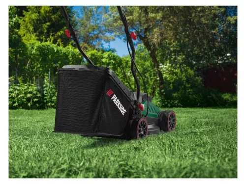 ÚJ ! PARKSIDE Akkus fűnyíró – 33cm vágásszélesség PARM20-Li A1