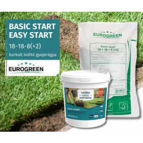   BASIC START | EASY START | burkolt indító gyeptrágya gyepszőnyegezéshez STARTER TRÁGYA 1KG