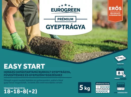 BASIC START | EASY START | burkolt indító gyeptrágya gyepszőnyegezéshez STARTER TRÁGYA 5KG